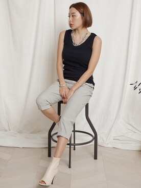 「eversince（エバーシンス）のアイテム」を使った、eversince_snap さん（レディース・162cm）の春コーディネート