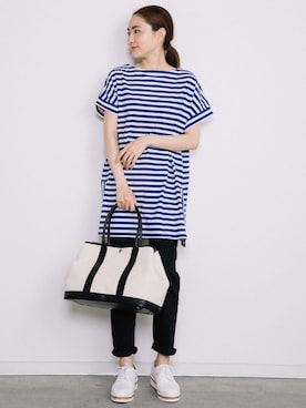 「eversince（エバーシンス）のアイテム」を使った、eversince_snap さん（レディース・162cm）の夏コーディネート