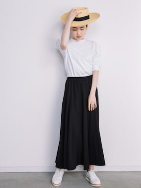 「eversince（エバーシンス）のアイテム」を使った、eversince_snap さん（レディース・162cm）の夏コーディネート