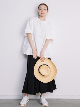 「eversince（エバーシンス）のアイテム」を使った、eversince_snap さん（レディース・162cm）の夏コーディネート