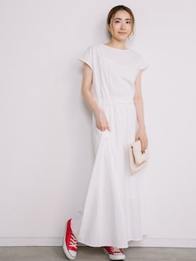 「eversince（エバーシンス）のアイテム」を使った、eversince_snap さん（レディース・162cm）の夏コーディネート