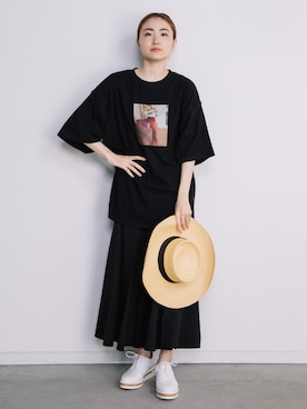 「eversince（エバーシンス）のアイテム」を使った、eversince_snap さん（レディース・162cm）の夏コーディネート