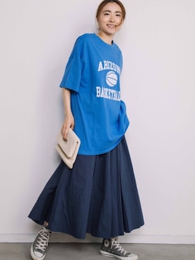 「eversince（エバーシンス）のアイテム」を使った、eversince_snap さん（レディース・162cm）の夏コーディネート