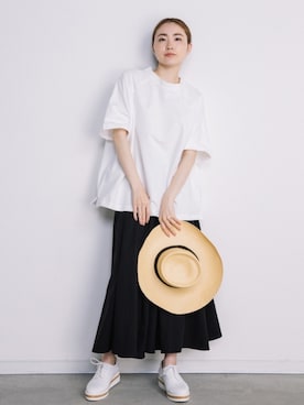 「eversince（エバーシンス）のアイテム」を使った、eversince_snap さん（レディース・162cm）の夏コーディネート