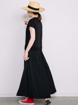 「eversince（エバーシンス）のアイテム」を使った、eversince_snap さん（レディース・162cm）の夏コーディネート