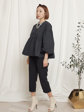 「eversince（エバーシンス）のアイテム」を使った、eversince_snap さん（レディース・162cm）の夏コーディネート