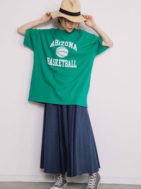 「eversince（エバーシンス）のアイテム」を使った、eversince_snap さん（レディース・162cm）の夏コーディネート