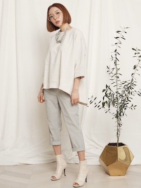 「eversince（エバーシンス）のアイテム」を使った、eversince_snap さん（レディース・162cm）の夏コーディネート