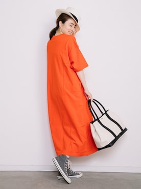 「ZARA（ザラ）のアイテム（帽子）」を使った、eversince_snap さん（レディース・162cm）の夏コーディネート