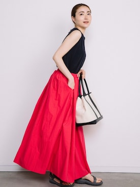 「eversince（エバーシンス）のアイテム」を使った、eversince_snap さん（レディース・162cm）の夏コーディネート