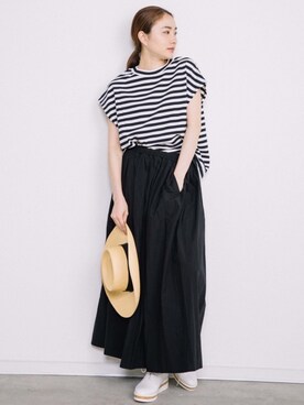 「ZARA（ザラ）のアイテム（ハット）」を使った、eversince_snap さん（レディース・162cm）の夏コーディネート