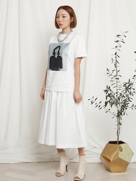 「eversince（エバーシンス）のアイテム」を使った、eversince_snap さん（レディース・162cm）の夏コーディネート