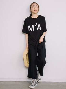 「ZARA（ザラ）のアイテム（ハット）」を使った、eversince_snap さん（レディース・162cm）の夏コーディネート