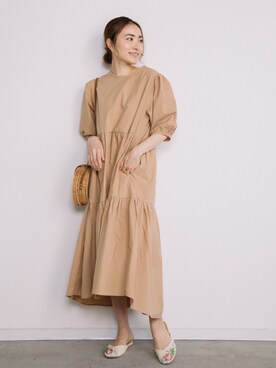 「eversince（エバーシンス）のアイテム」を使った、eversince_snap さん（レディース・162cm）の夏コーディネート