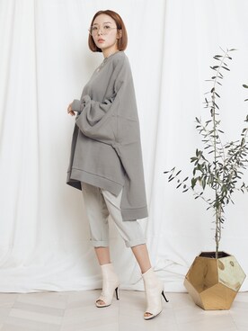「eversince（エバーシンス）のアイテム」を使った、eversince_snap さん（レディース・162cm）の夏コーディネート
