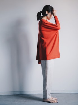 「H&M（エイチ・アンド・エム）のアイテム（サンダル）」を使った、eversince_snap さん（レディース・162cm）の夏コーディネート