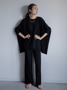 「H&M（エイチ・アンド・エム）のアイテム（サンダル）」を使った、eversince_snap さん（レディース・162cm）の秋コーディネート
