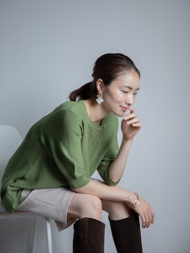 「eversince（エバーシンス）のアイテム」を使った、eversince_snap さん（レディース・162cm）の秋コーディネート