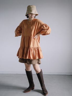 「eversince（エバーシンス）のアイテム」を使った、eversince_snap さん（レディース・162cm）の秋コーディネート