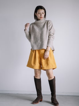 「eversince（エバーシンス）のアイテム」を使った、eversince_snap さん（レディース・162cm）の秋コーディネート