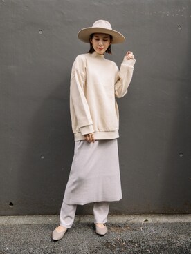 「eversince（エバーシンス）のアイテム」を使った、eversince_snap さん（レディース・162cm）の秋コーディネート