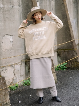 「eversince（エバーシンス）のアイテム」を使った、eversince_snap さん（レディース・162cm）の秋コーディネート