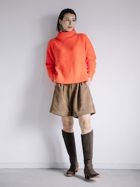 「eversince（エバーシンス）のアイテム」を使った、eversince_snap さん（レディース・162cm）の秋コーディネート