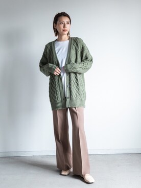 「miniyu（ミニュウ）のアイテム」を使った、eversince_snap さん（レディース・162cm）の秋コーディネート