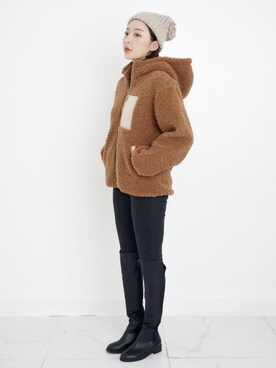 「eversince（エバーシンス）のアイテム」を使った、eversince_snap さん（レディース・162cm）の冬コーディネート