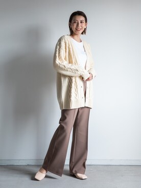 「miniyu（ミニュウ）のアイテム」を使った、eversince_snap さん（レディース・162cm）の冬コーディネート
