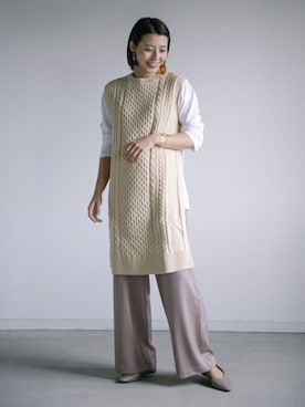 「eversince（エバーシンス）のアイテム」を使った、eversince_snap さん（レディース・162cm）の冬コーディネート