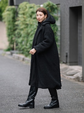 「オーバーコート」｜eversince_snap さん（レディース・162cm）の冬コーディネート