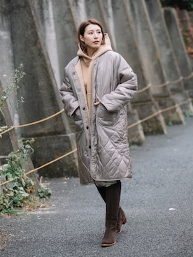 「オーバーコート」｜eversince_snap さん（レディース・162cm）の冬コーディネート