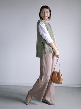 「H&M（エイチ・アンド・エム）のアイテム（バッグ）」を使った、eversince_snap さん（レディース・162cm）の冬コーディネート