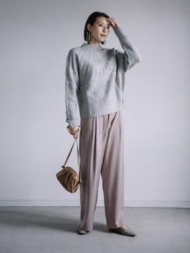 「H&M（エイチ・アンド・エム）のアイテム（バッグ）」を使った、eversince_snap さん（レディース・162cm）の秋コーディネート