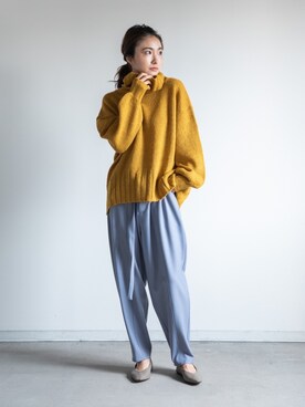 「miniyu（ミニュウ）のアイテム」を使った、eversince_snap さん（レディース・162cm）の冬コーディネート