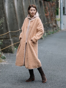 「eversince（エバーシンス）のアイテム」を使った、eversince_snap さん（レディース・162cm）の冬コーディネート