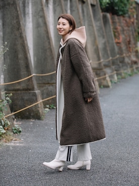 「オーバーコート」｜eversince_snap さん（レディース・162cm）の冬コーディネート