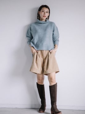 「くすみカラー」｜eversince_snap さん（レディース・162cm）の秋コーディネート