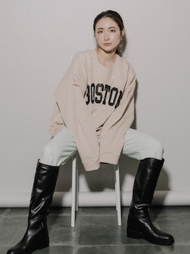 「eversince（エバーシンス）のアイテム」を使った、eversince_snap さん（レディース・162cm）の冬コーディネート