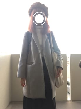 「ロシア帽」｜「アイテム（ジャケット/アウター）」を使った、MANAさん（レディース・163cm）の冬コーディネート
