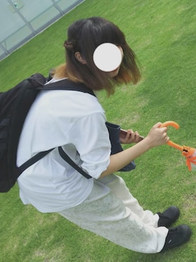 「大学」｜MANAさん（レディース・163cm）の夏コーディネート