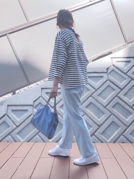 「ボーター」｜rui☺︎さん（レディース・158cm）の春コーディネート