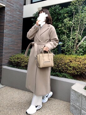 「ナイキスニーカー」｜「アイテム（その他アウター）」を使った、rui☺︎さん（レディース・158cm）の冬コーディネート