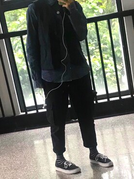 「school」｜「アイテム（その他シューズ）」を使った、GaiKei_Ngさん（レディース・161cm）の春コーディネート