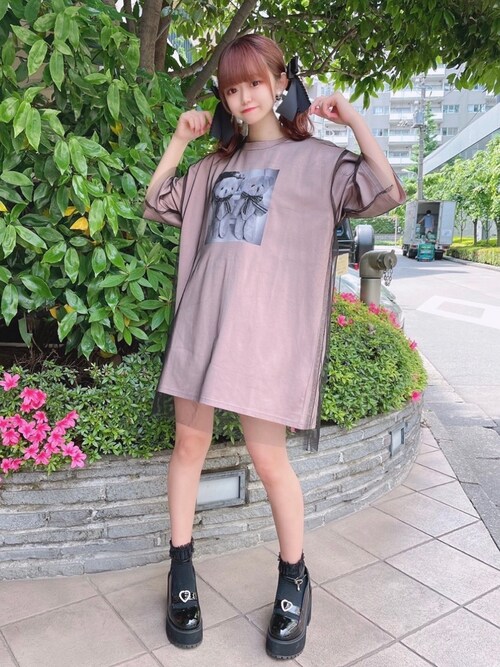 ROJITA_hiyori（ROJITA）｜ROJITAのTシャツ/カットソーを使ったコーディネート - WEAR