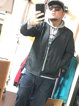 「Back Channel（バックチャンネル）のアイテム（パンツ）」を使った、Satoshi  Mizunoさん（メンズ・175cm）の冬コーディネート