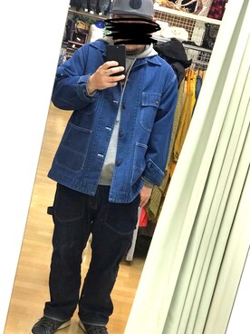 「Back Channel（バックチャンネル）のアイテム（パンツ）」を使った、Satoshi  Mizunoさん（メンズ・175cm）の冬コーディネート