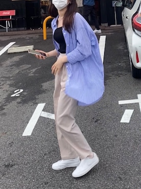 「CLEA（クレア）のアイテム（キャミソール）」を使った、ponoさん（レディース・163cm）の春コーディネート