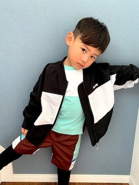 t☆mr☺︎さん（キッズ・100cm）の冬コーディネート